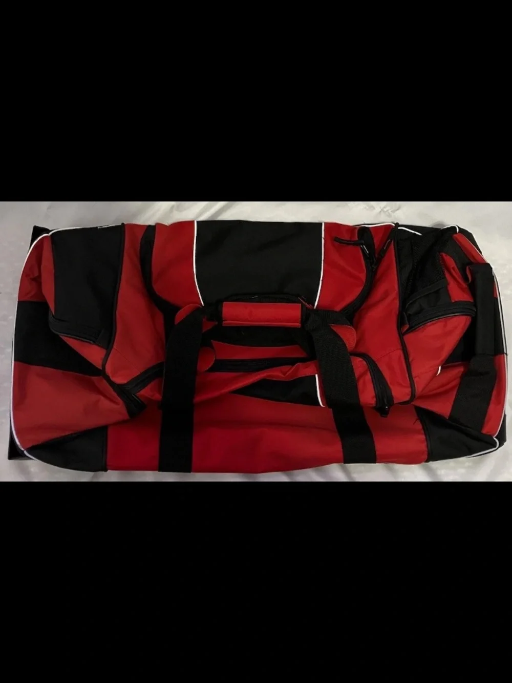Marlboro Red and Black Travel Duffel Bag